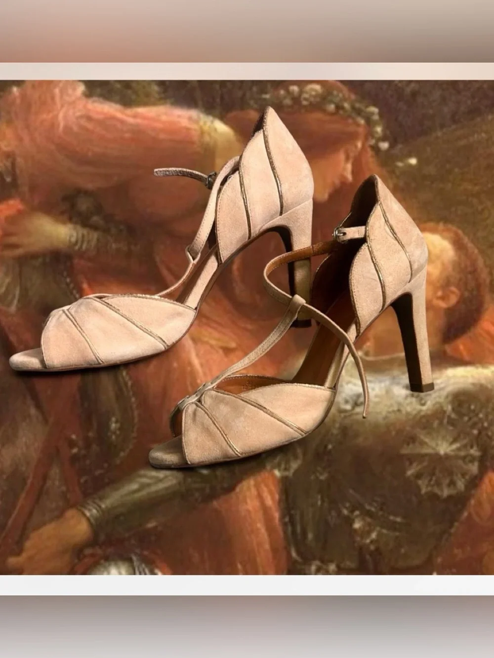 Sezane Talons dorés Size 39 or 8.5 - Picture 1 of 7